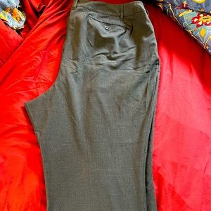 Gray slacks wide leg